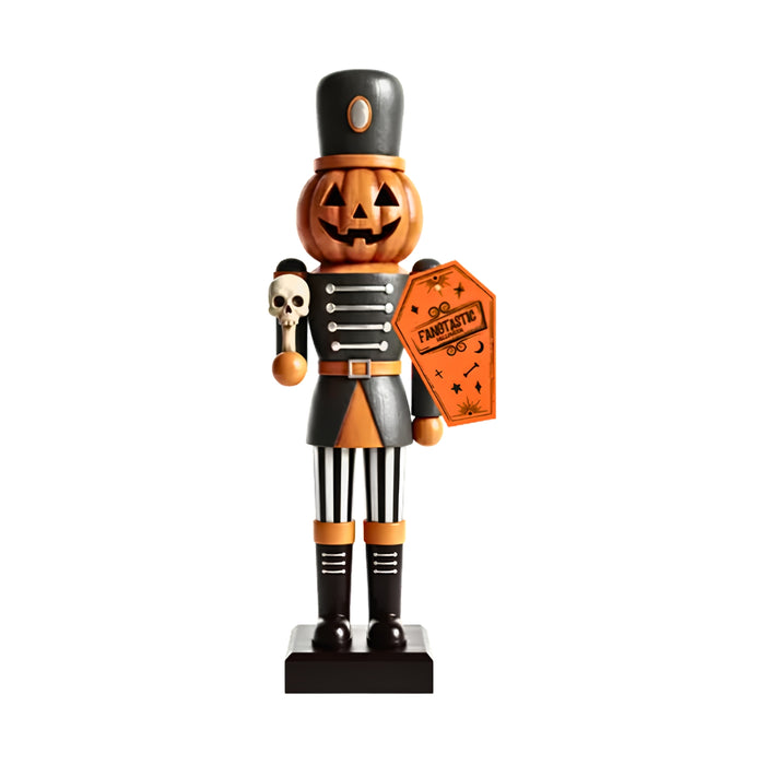 Halloween Fright Nutcracker 34cm Assorted Designs Halloween Decorations FabFinds Pumpkin