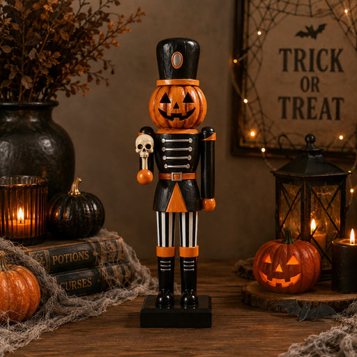 Halloween Fright Nutcracker 34cm Assorted Designs Halloween Decorations FabFinds