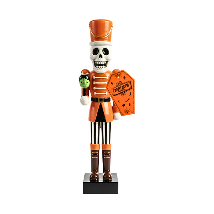 Halloween Fright Nutcracker 34cm Assorted Designs Halloween Decorations FabFinds Skull