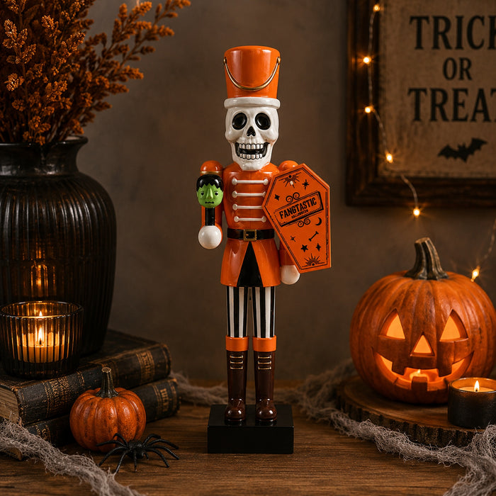 Halloween Fright Nutcracker 34cm Assorted Designs Halloween Decorations FabFinds
