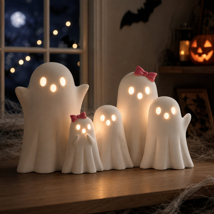 Halloween LED Light Up Ghost Family Halloween Decorations FabFinds