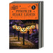 A set of 'Fantastic Fun' Spooky Pumpkin Stake Lights shown in a 5-pack stack. The packaging features an orange top section with black text and a lower illustration of glowing jack-o'-lanterns on stakes in a yard.
