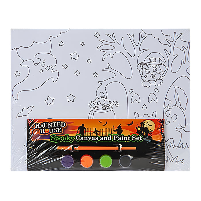 Halloween Paint Your Own Canvas Board Art Large Assorted Designs Halloween Accessories FabFinds Forest