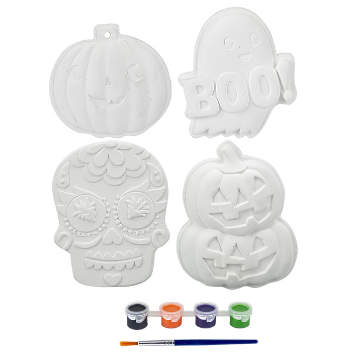 Halloween Paint Your Own Decoration 2 Pack Kit Assorted Designs Halloween Accessories FabFinds