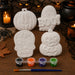 Halloween Paint Your Own Decoration 2 Pack Kit Assorted Designs Halloween Accessories FabFinds