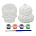 Halloween Paint Your Own Decoration 2 Pack Kit Assorted Designs Halloween Accessories FabFinds Pumpkin & Skull