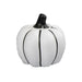 Halloween Painted Pumpkin 8.5cm Assorted Designs Halloween Decorations FabFinds Black Stripe