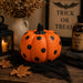 Halloween Painted Pumpkin 8.5cm Assorted Designs Halloween Decorations FabFinds