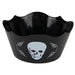 Halloween Skull Treat Bowl Assorted Colours Halloween Decorations FabFinds Black