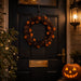 Halloween Tinsel Wreath Decoration 34cm Halloween Decorations FabFinds