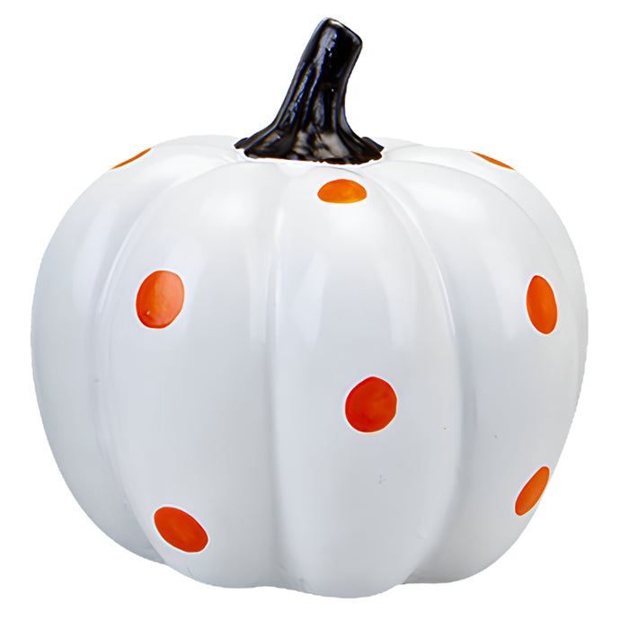 Halloween Trendy Pumpkin Decoration Assorted Designs Halloween Decorations FabFinds Orange Dot