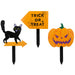 Halloween Wooden Stake Signs Assorted Designs Halloween Decorations FabFinds