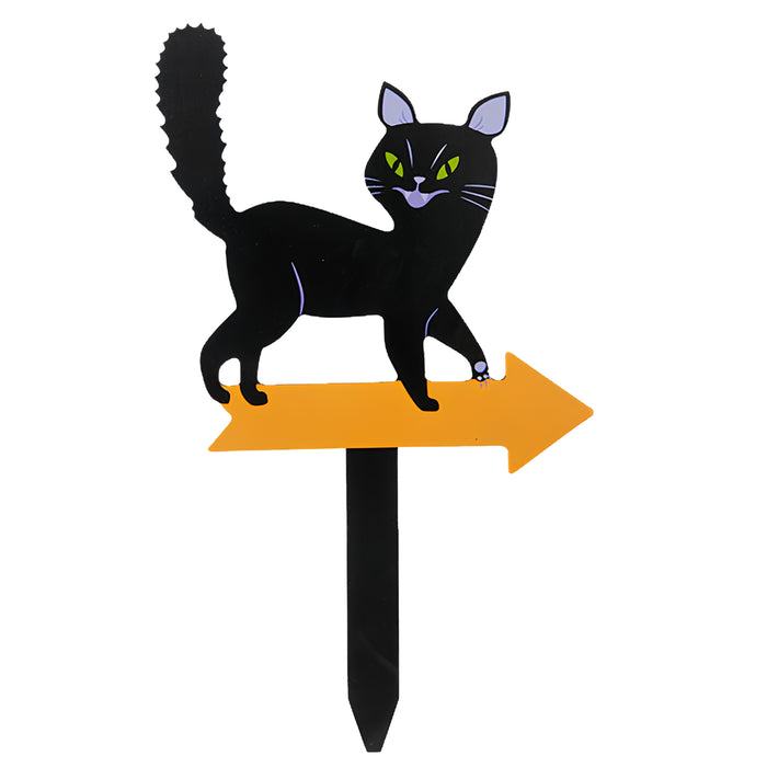 Halloween Wooden Stake Signs Assorted Designs Halloween Decorations FabFinds