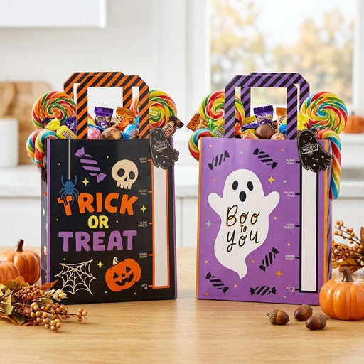 Halloween Measurement Treat Bag Assorted Designs Halloween Accessories FabFinds