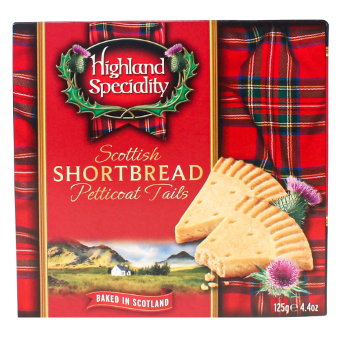 Highland Speciality Scottish Shortbread Petticoat Tails 125g Assorted Packs Biscuits & Cereal Bars highland speciality Pack of 1