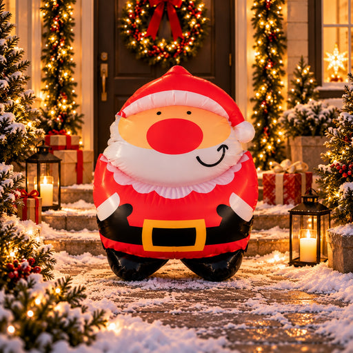 Inflatable Christmas Character 60cm x 41cm Christmas Decorations FabFinds Santa