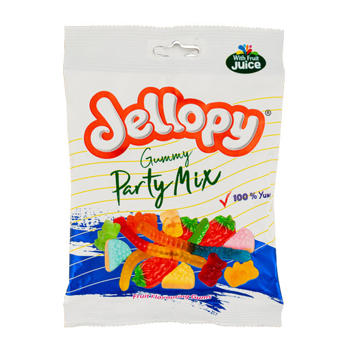 Jellopy Gummy Party Mix 150g Sweets, Mints & Chewing Gum jellopy   