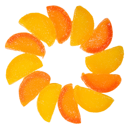 Jelly Slices Sugar Coated Sweets in Assorted Flavours 120g Sweets, Mints & Chewing Gum FabFinds