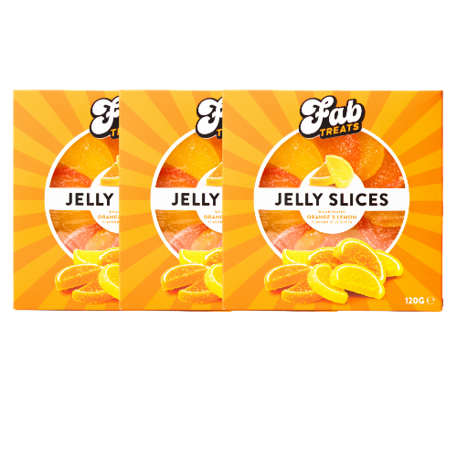 Jelly Slices Sugar Coated Sweets in Assorted Flavours 120g Sweets, Mints & Chewing Gum FabFinds