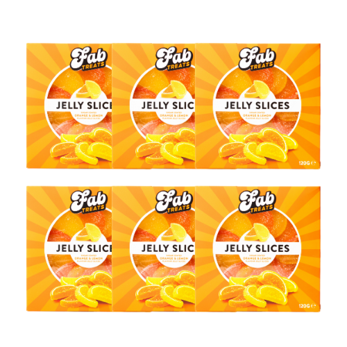 Jelly Slices Sugar Coated Sweets in Assorted Flavours 120g Sweets, Mints & Chewing Gum FabFinds