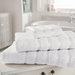 Kensington Towel Collection Soft & Absorbent Assorted Sponges, Mits & Face Cloths FabFinds Hand Towel White