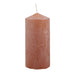 Pillar Candle 10cm Assorted Colours Candles FabFinds Brown  