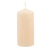 Pillar Candle 10cm Assorted Colours Candles FabFinds Cream  