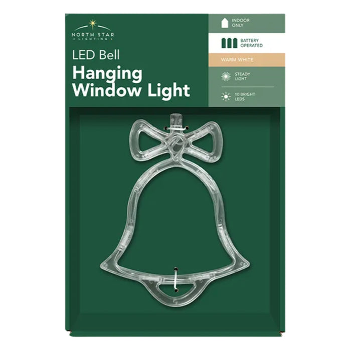 LED Battery Operated Christmas Window Hanger