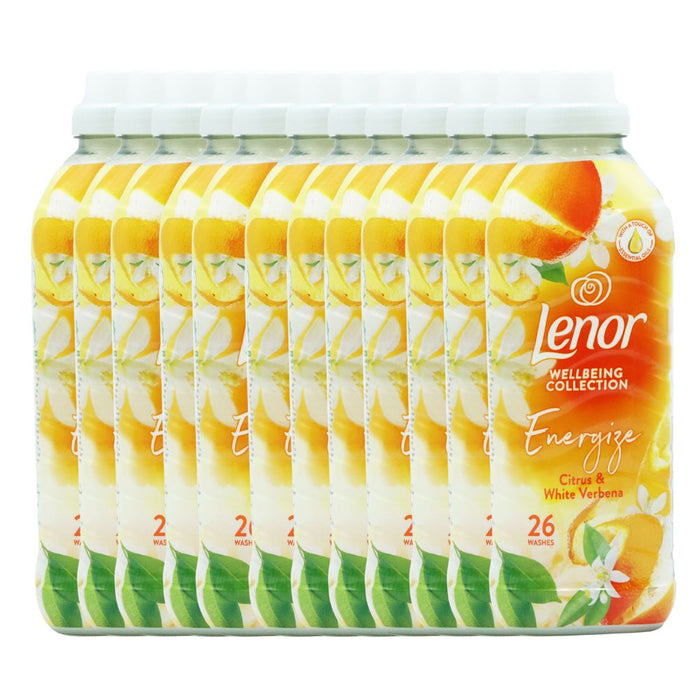 Lenor Fabric Conditioner Citrus & Verbena Laundry - Fabric Conditioner FabFinds 26 Washes Pack of 12