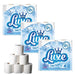 Luxe 2 Ply 4-Roll Toilet Tissue Assorted Packs Toilet Roll & Wipes Little Duck Pack of 3