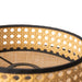 Natural Raffia Easy Fit Contrast Trim Lampshade 26cm Lighting FabFinds