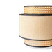 Natural Raffia Easy Fit Contrast Trim Lampshade 26cm Lighting FabFinds