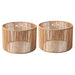 Natural Woven String Easy Fit Pendant Shade Lighting FabFinds Pack of 2