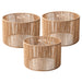 Natural Woven String Easy Fit Pendant Shade Lighting FabFinds Pack of 3