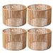 Natural Woven String Easy Fit Pendant Shade Lighting FabFinds Pack of 4