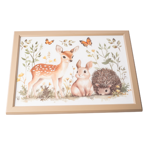 Woodland Animals Lap Tray with Cushioned Base 44cm Decorative Trays FabFinds