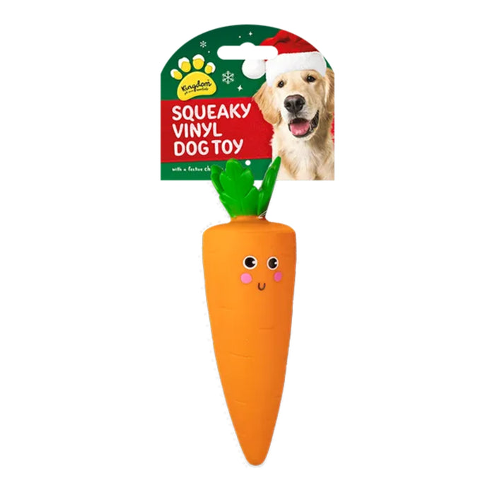 Christmas Vinyl Squeaky Dog Toy Assorted Designs