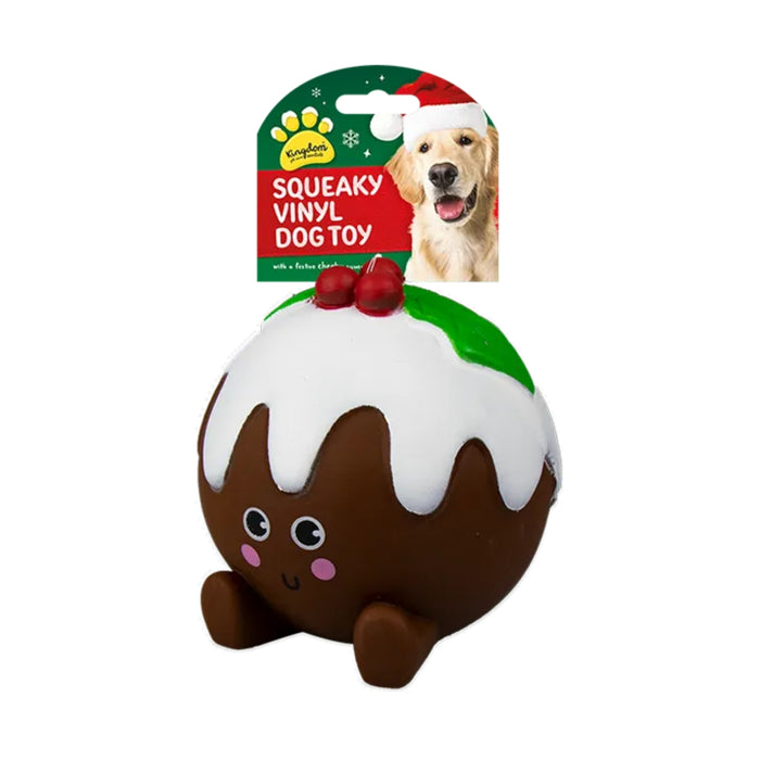 Christmas Vinyl Squeaky Dog Toy Assorted Designs
