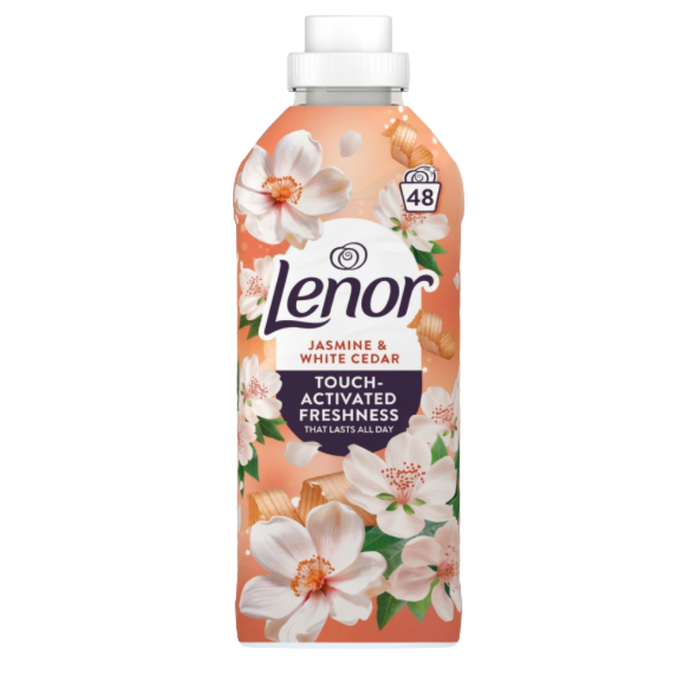 Lenor Jasmine & White Cedar Fabric Conditioner 48/29 Washes Assorted Packs Laundry - Fabric Conditioner Lenor 48 Wash Pack of 1