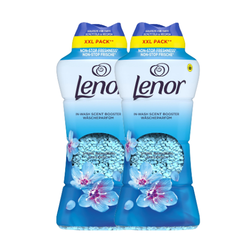 Lenor Spring Awakening In Wash Scent Booster Beads 735g Assorted Packs Laundry - Scent Boosters & Sheets Lenor Pack of 2