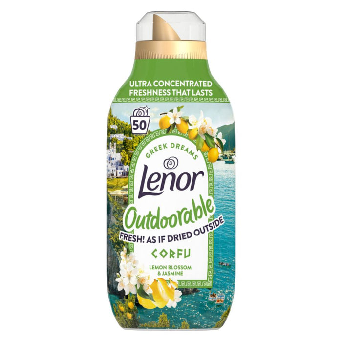 Lenor Outdoorable Corfu Lemon Blossom & Jasmine 50w Laundry - Fabric Conditioner FabFinds 1