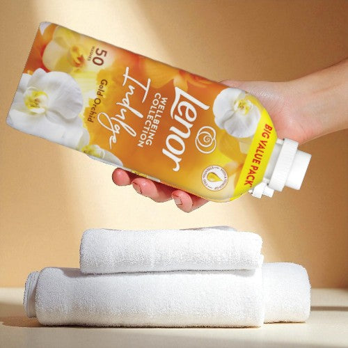 Lenor Fabric Conditioner – Gold Orchid 1.65L (50 Washes) Assorted Packs Laundry - Fabric Conditioner Lenor
