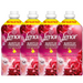 Lenor Fabric Conditioner Ruby Jasmine & Red Berries 50 Washes Assorted Packs Laundry - Fabric Conditioner Lenor Pack of 4
