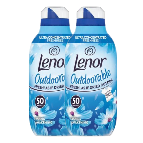 Lenor Outdoorable Spring Awakening 50 Washes Assorted Packs Laundry - Scent Boosters & Sheets Lenor Pack of 2