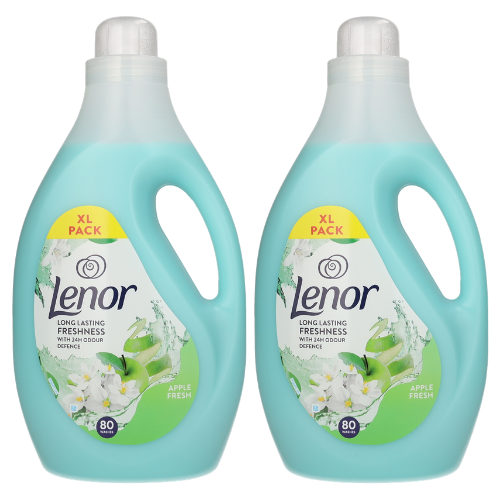 Lenor Fabric Conditioner Apple Fresh Assorted Packs Laundry - Fabric Conditioner Lenor Pack of 2