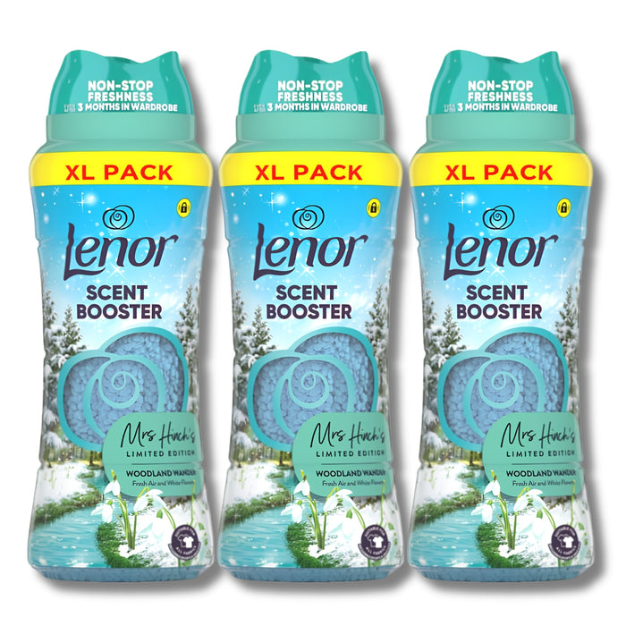 Lenor Beads Woodland Wander 495g Assorted Packs Laundry - Scent Boosters & Sheets Lenor Pack of 3