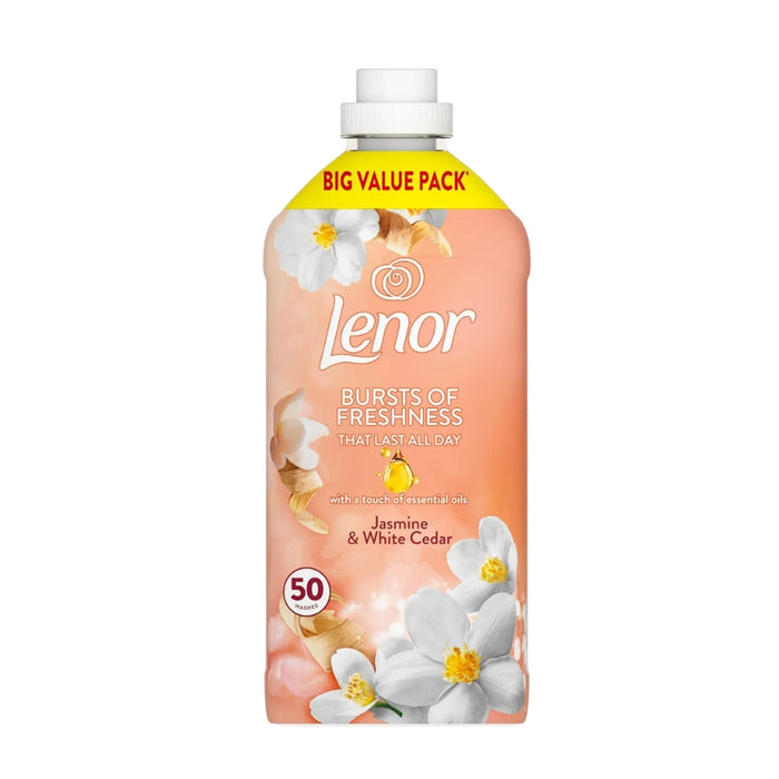 Lenor Jasmine & White Cedar Fabric Conditioner Washes  Assorted Packs