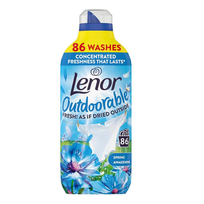 Lenor Outdoorable Spring Awakening Fabric Conditioner Assorted pack Laundry - Scent Boosters & Sheets Lenor 86 Pack of 1