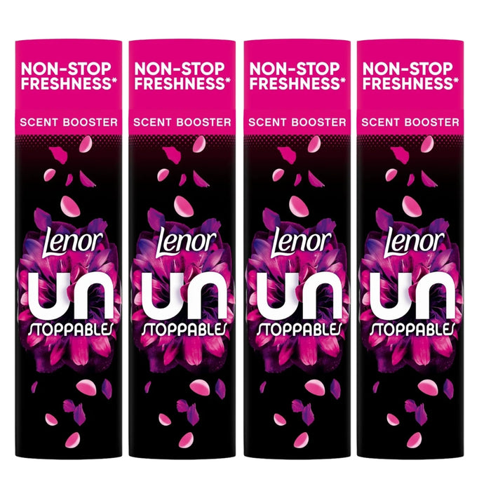 Lenor Unstoppables Scent Beads Floral Fresh 275g Assorted Packs Laundry Scent Booster Lenor Pack of 4