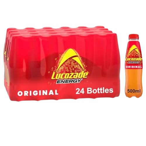 Lucozade Energy Original 500ml Bottles Pack of 24 Drinks Lucozade